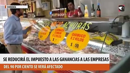 Se reducirá el impuesto a las ganancias a las empresas