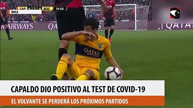 Boca: Nicolás Capaldo tiene coronavirus y fue aislado