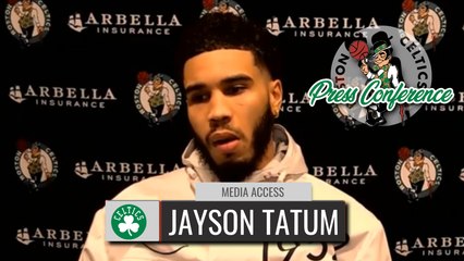 Jayson Tatum and Jaylen Brown Have Conversation