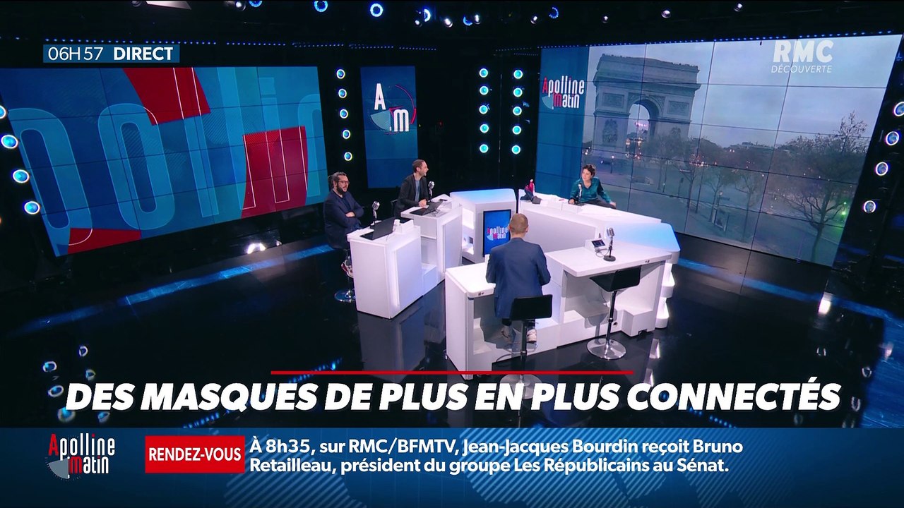 La chronique d'Anthony Morel : Des masques de plus en plus connectés - 08/04
