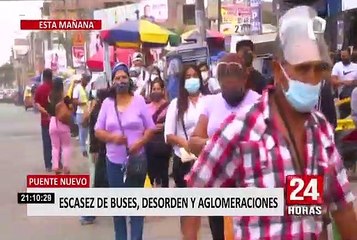 Paro de transportistas: aglomeraciones se registraron en varios paraderos de Lima