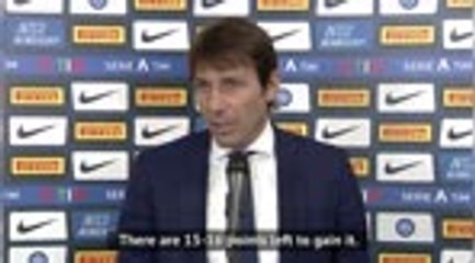 Conte admits growing pressure as Inter close in on Serie A title