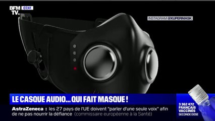 Will.i.am sort un masque... qui fait aussi casque audio