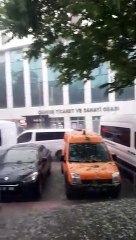 Çankırı'da şiddetli dolu yağışı