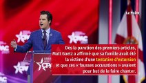 Matt Gaetz, farouche allié de Trump éclaboussé par une troublante affaire