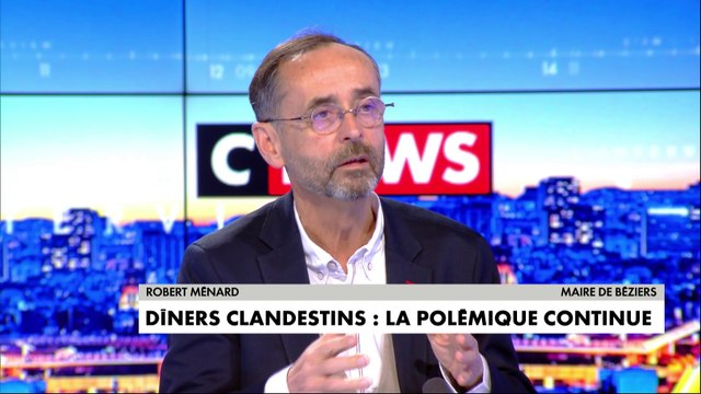 Dîners clandestins : «Cela alimente le sentiment qu’il y a deux poids deux mesures», avance Robert Ménard