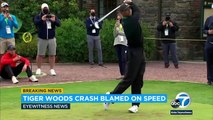 Tiger Woods was driving over 80 mph, nearly twice the legal speed limit, before he crashed _ ABC7