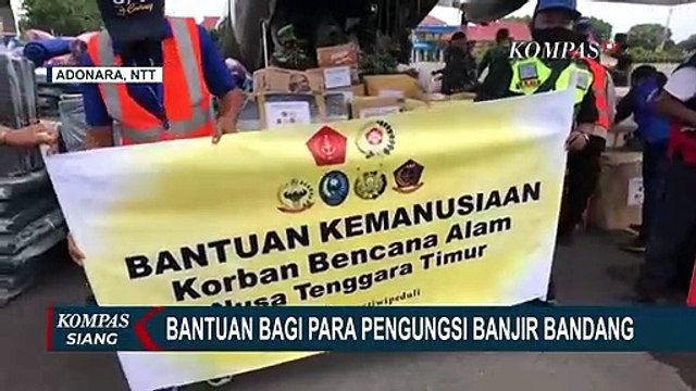 Selain Bantuan Logistik, Tenaga Medis Dikerahkan ke Lokasi Pengungsian Korban Banjir NTT