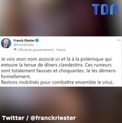 Dîners clandestins : Franck Riester répond aux rumeurs !