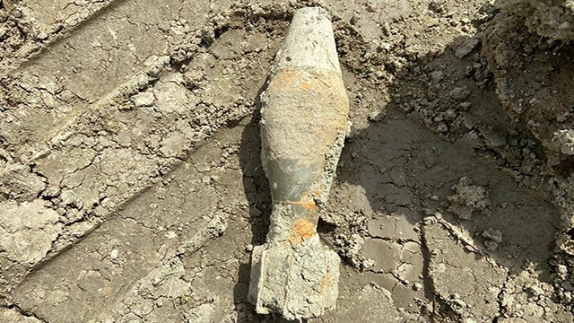 Batman’da arazide bulunan patlamamış havan mermisi imha edildi