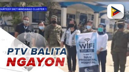 Pipila ka mga lugar sa Sulu province, benepisyaryo sa free WIFI for all program sa DICT