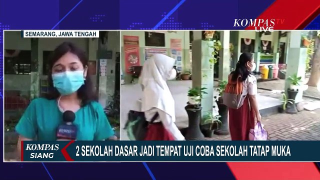 Dua SD Di Semarang Uji Coba Sekolah Tatap Muka, Pembelajaran Hanya 2 Jam