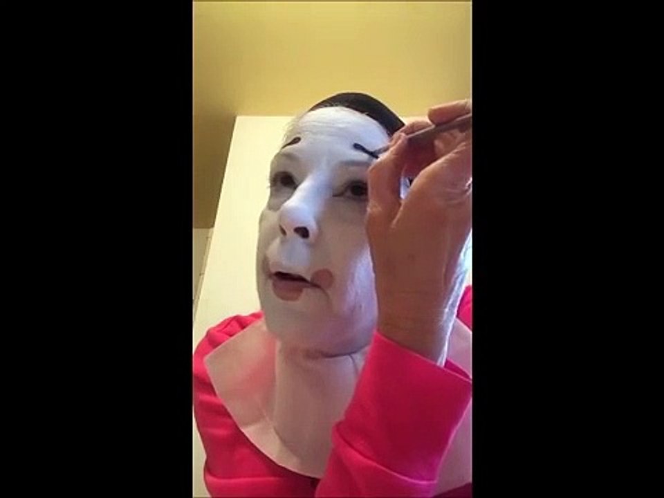 Whiteface Clown Makeup Tutorial