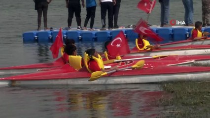 Telabyad'da ilk kez kano festivali düzenlendi