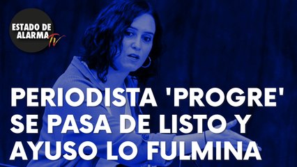 Un periodista ‘progre’ de La Sexta se pasa de listo con Ayuso y ésta lo fulmina