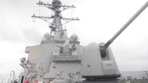 US Navy Warship • Live Firing Weapons • Pacific Ocean