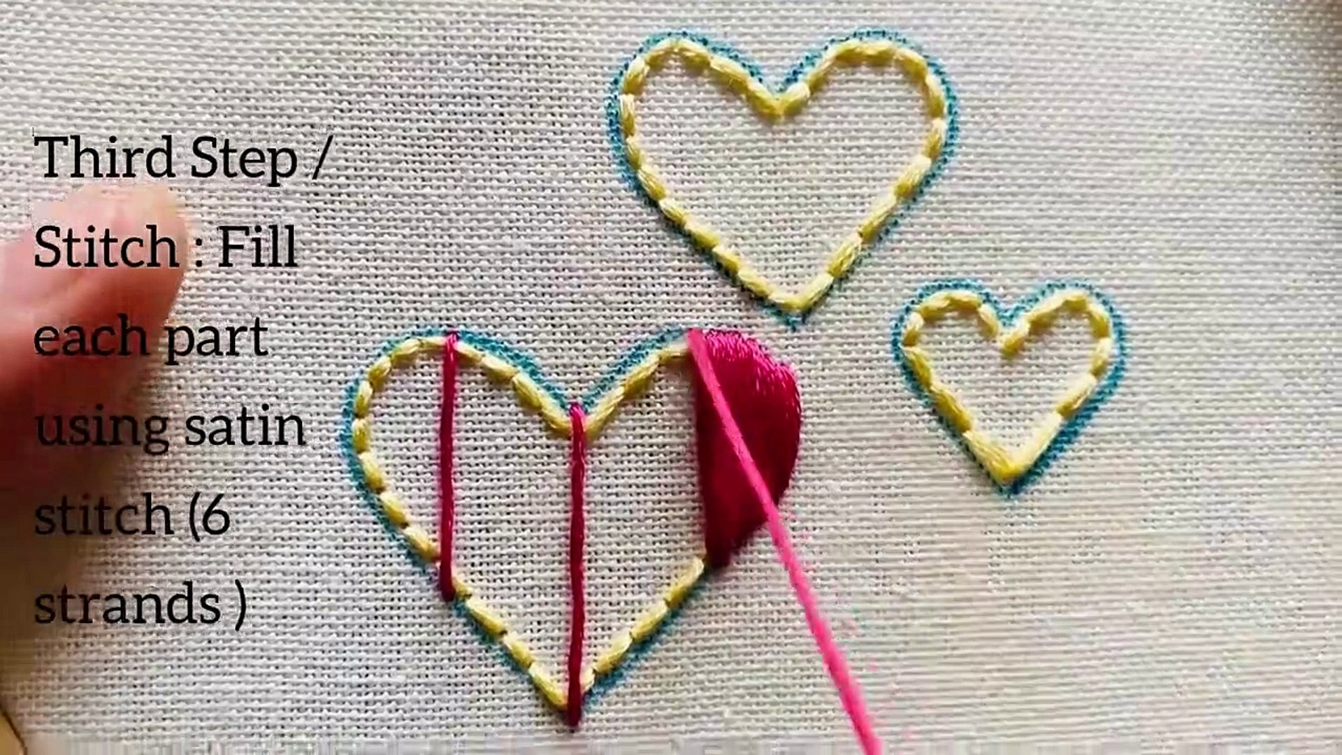 Easy Method For Perfect Satin Stitch