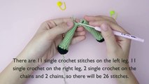 Green Frog Crochet | Joining Arms And Legs Amigurumi Crochet Dolls  | Cách Móc Nối Chân Và Tay .