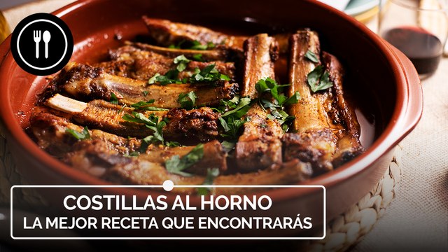 DELICIOSAS COSTILLAS AL HORNO ADOBADAS