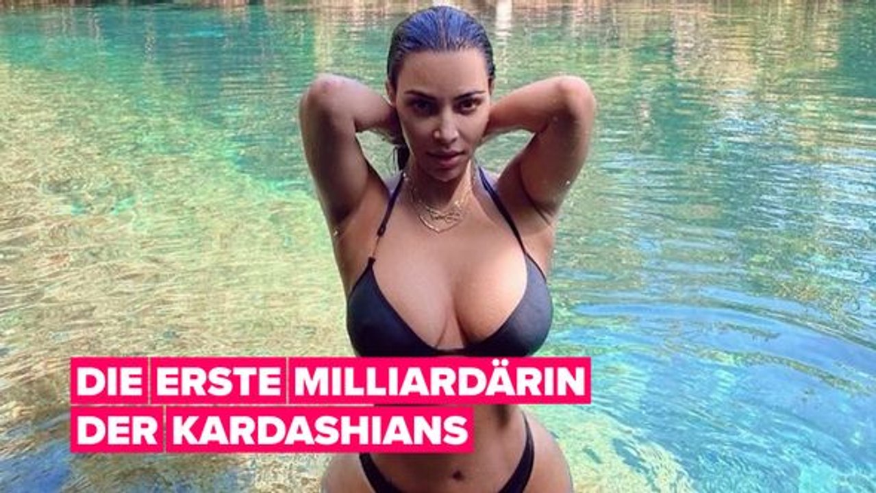 Kim Kardashian gehört nun offiziell dem Klub der Milliardäre an