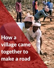 Telangana village comes together to lay a mud road for a wedding