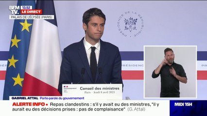 Gabriel Attal: "La Légion d'honneur n'est pas outil qui a vocation à clore des polémiques"