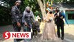 Zoo Negara workers celebrated as newlyweds at their workplace