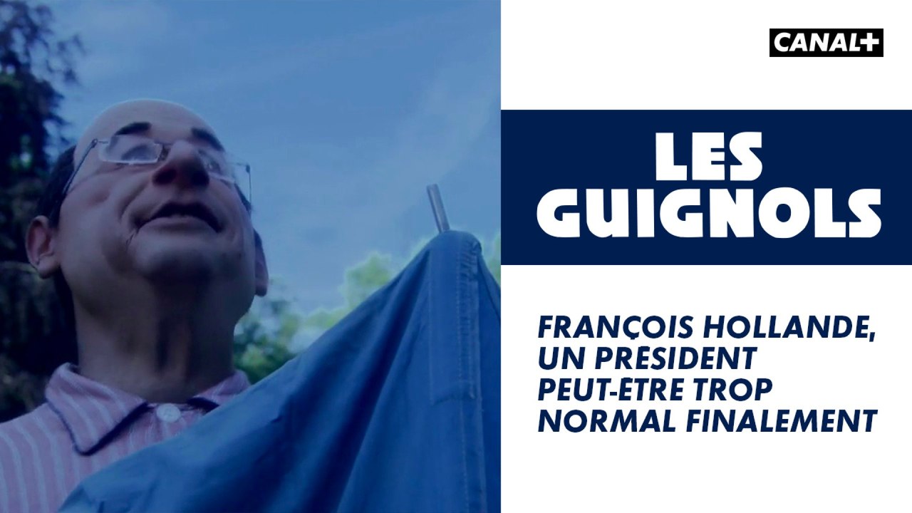 François Hollande, un président peut-être trop normal finalement - Les Guignols - CANAL+