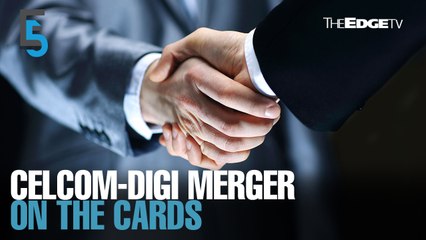 Evening 5 Celcom Digi Merger On The Cards Video Dailymotion