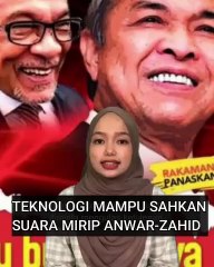 Teknologi mampu sahkan suara mirip Anwar-Zahid