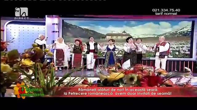 Stefania Rares - Ara badea sus pe coasta (Petrecere romaneasca - Tvh - 08.03.2015)
