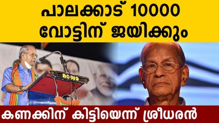 E Sreedharan confident of winning