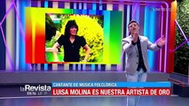 Luisa Molina, cantante de música folclórica es la 'Artista de Oro'