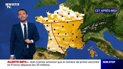 La météo pour ce vendredi 9 avril 2021