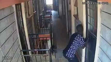 CCTV Captures Robbers Breaking into a House in Kasarani