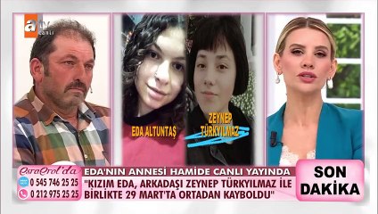 Zeynep Türkyılmaz'ın annesi canlı yayında...
