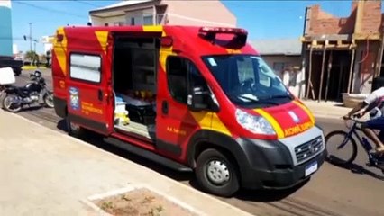 Idosa fica ferida ao sofrer queda em residência na Avenida Papagaios