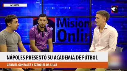 Nápoles presentó su academia de fútbol