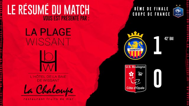 [CDF 8ème de finale] Résumé Canet - USBCO