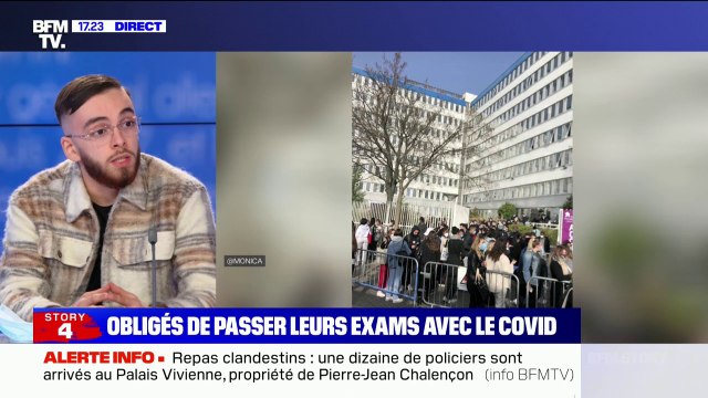 Selon Samy (BTS en détresse), des étudiants positifs au Covid-19 ont dû passer leur examen car ils étaient menacés d’un zéro en cas d’absence