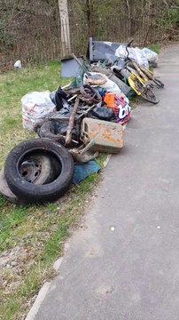 Flytipping at Blackstock Road tip in Sheffield