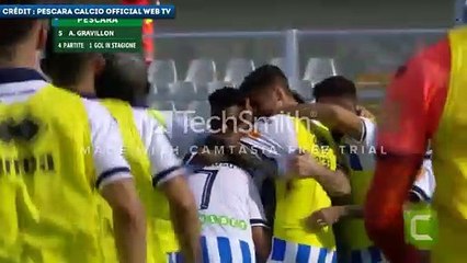 Andreaw Gravillon décisif avec Pescara, en Serie B italienne