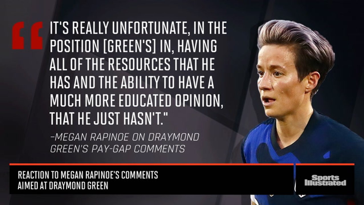 Megan Rapinoe Responds to  Draymond Green's Tweets on the State of Women's Sports