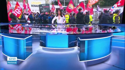 Renault : les salariés manifestent contre de nouvelles suppressions d’emplois