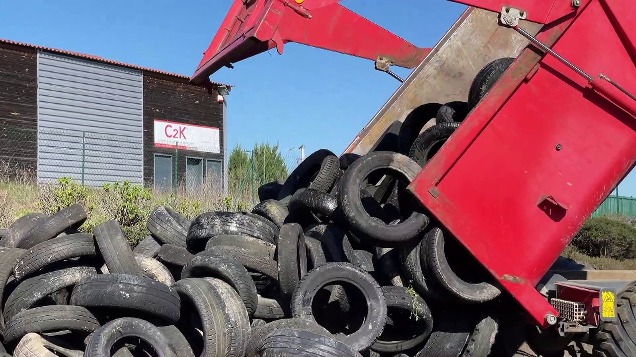 Plus de 1 000 tonnes de pneus recycler dans les...