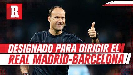Mateu Lahoz, árbitro elegido para dirigir el Clásico Real Madrid vs Barcelona