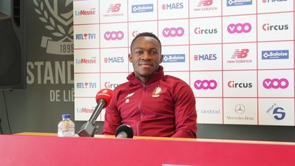 Conférence de presse de Jackson Muleka Kyanvubu (Standard de Liège)