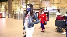 SPOTTED! Janhvi Kapoor, Shehnaaz Gill, Mouni Roy, Zareen Khan & Pragya Jaiswal at the airport