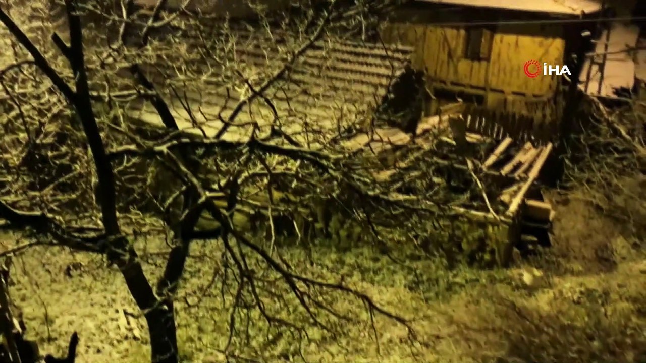 Karabük’te Nisan ayında kar yağışı