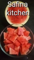 बिना बीज निकालें सिर्फ 2 मिनट में तरबूज का जूस #Shorts #Watermelon juice #Summer drink by Safina kitchen